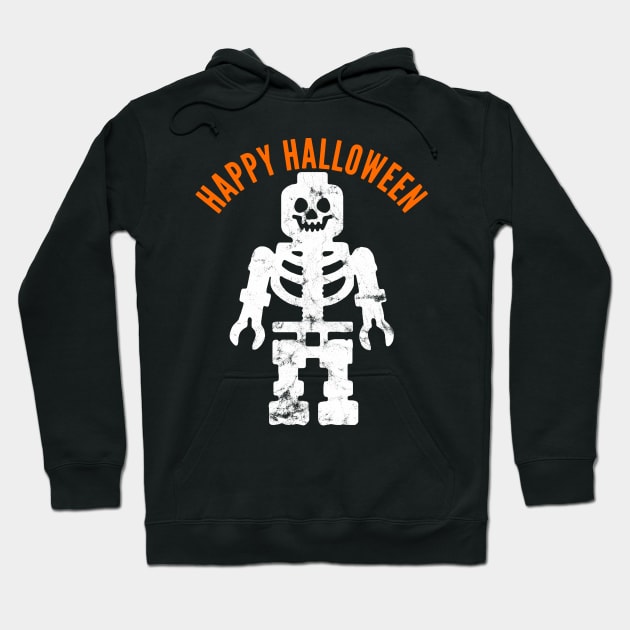 Happy Halloween Skeleton Hoodie by jdsoudry